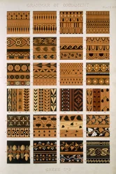 Görög 3. szám, XVII. tábla, Owen Jones (1809-68) „The Grammar of Ornament” című művéből